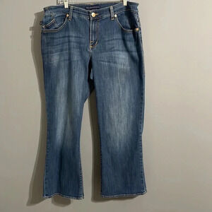 Rock & Republic Women's Boot Cut Jeans in Medium Blue Wash